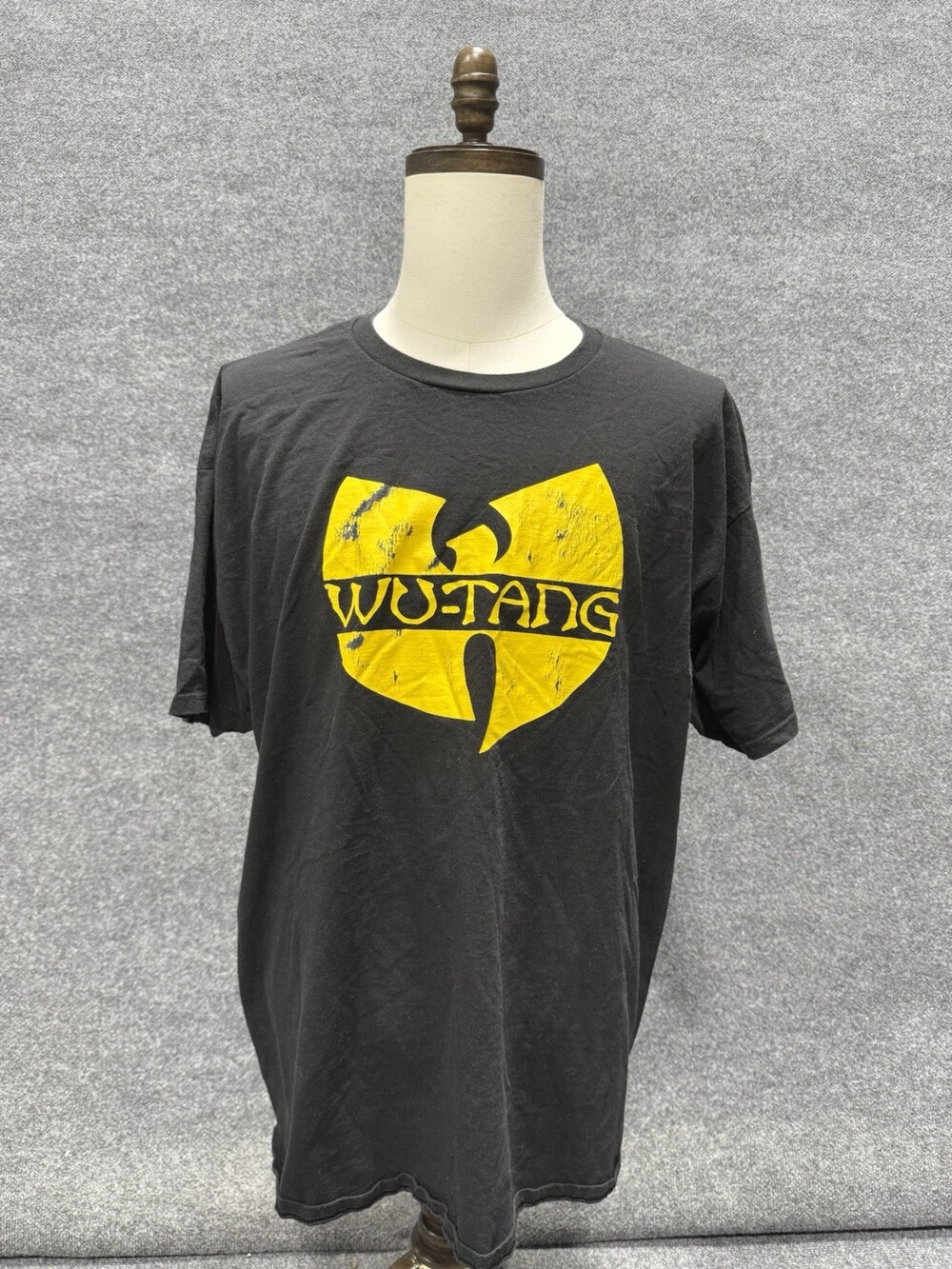 Wu-Tang Clan Logo T Shirt Mens 2XL Black Yellow Graphic Hip Hop Rap 2020